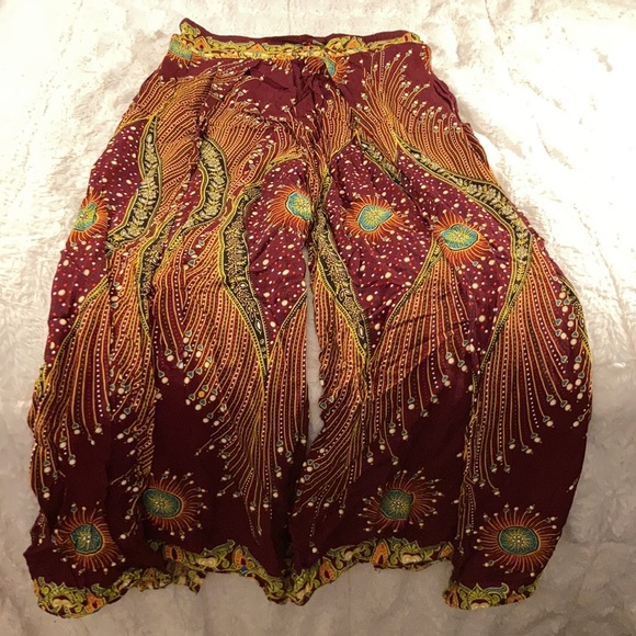 Flowy boho pants with slits - Picture 12 of 12